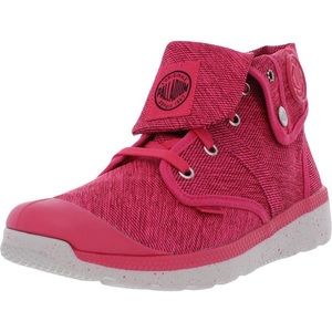 Palladium Womens Pallaville Baggy TX Pink Raspberry Hi Top Sneakers size 11